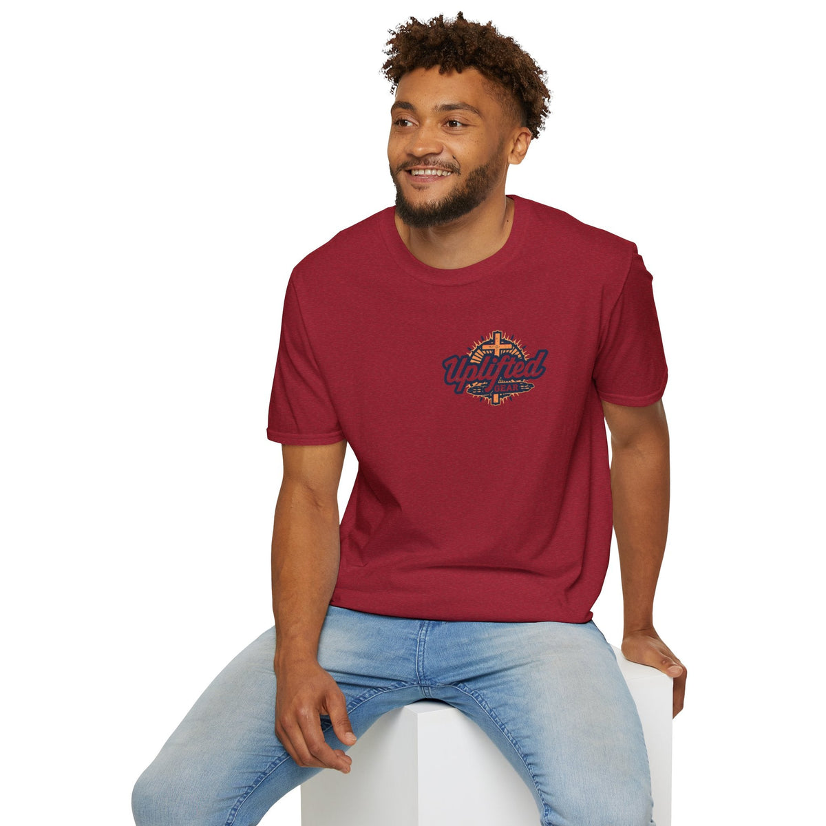 Religious Graphic Tee with Armor Of God Design - Unisex Softstyle T-Shirt Printify