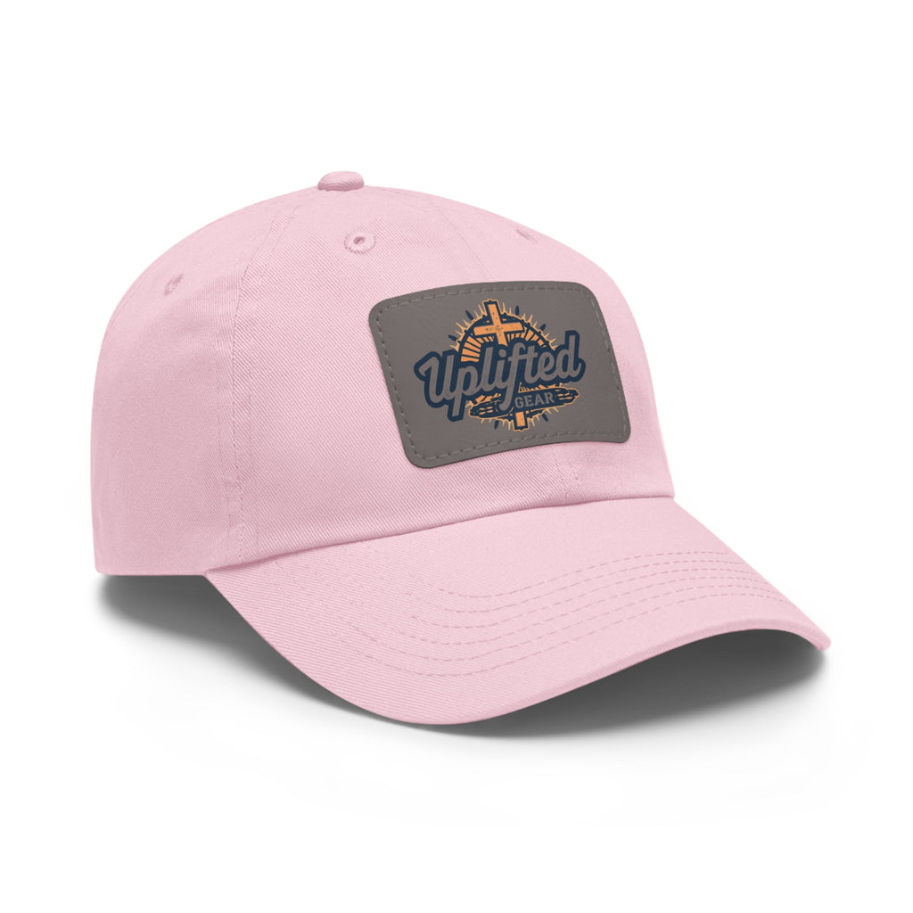 Uplifted Gear Dad Hat Christian Brand Rectangle Printify