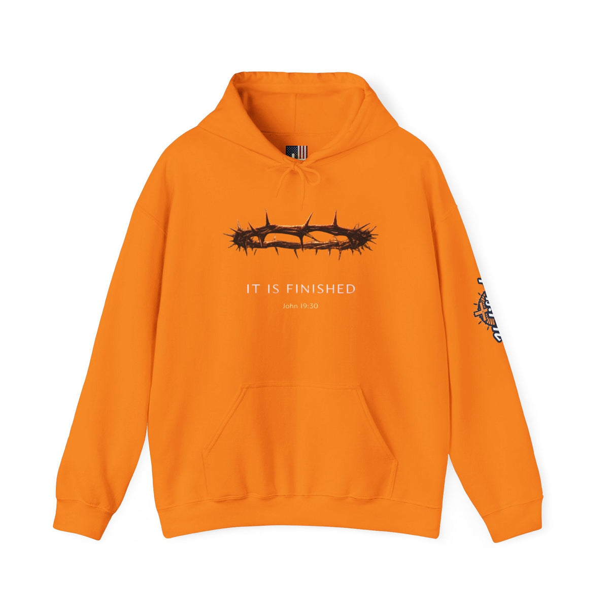 It Is Finished Crown of Thorns Hoodie — Christian John 19:30 Faith Hoodie Printify