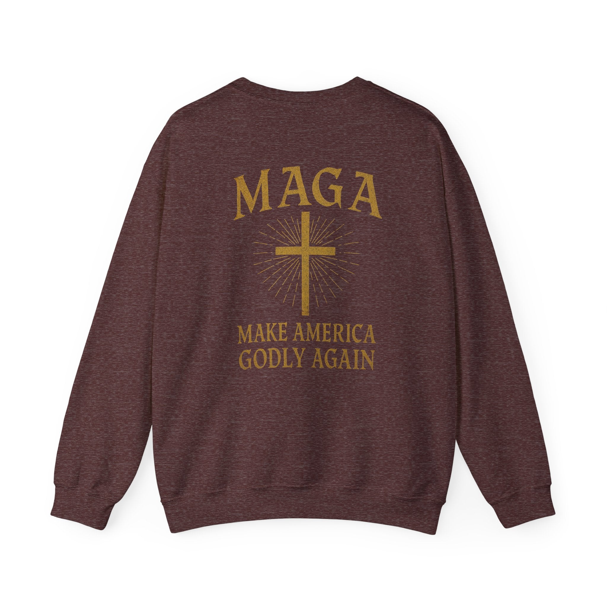 Make America Godly Again Sweatshirt – MAGA Christian Patriotic Hoodie for Faith & Freedom Printify