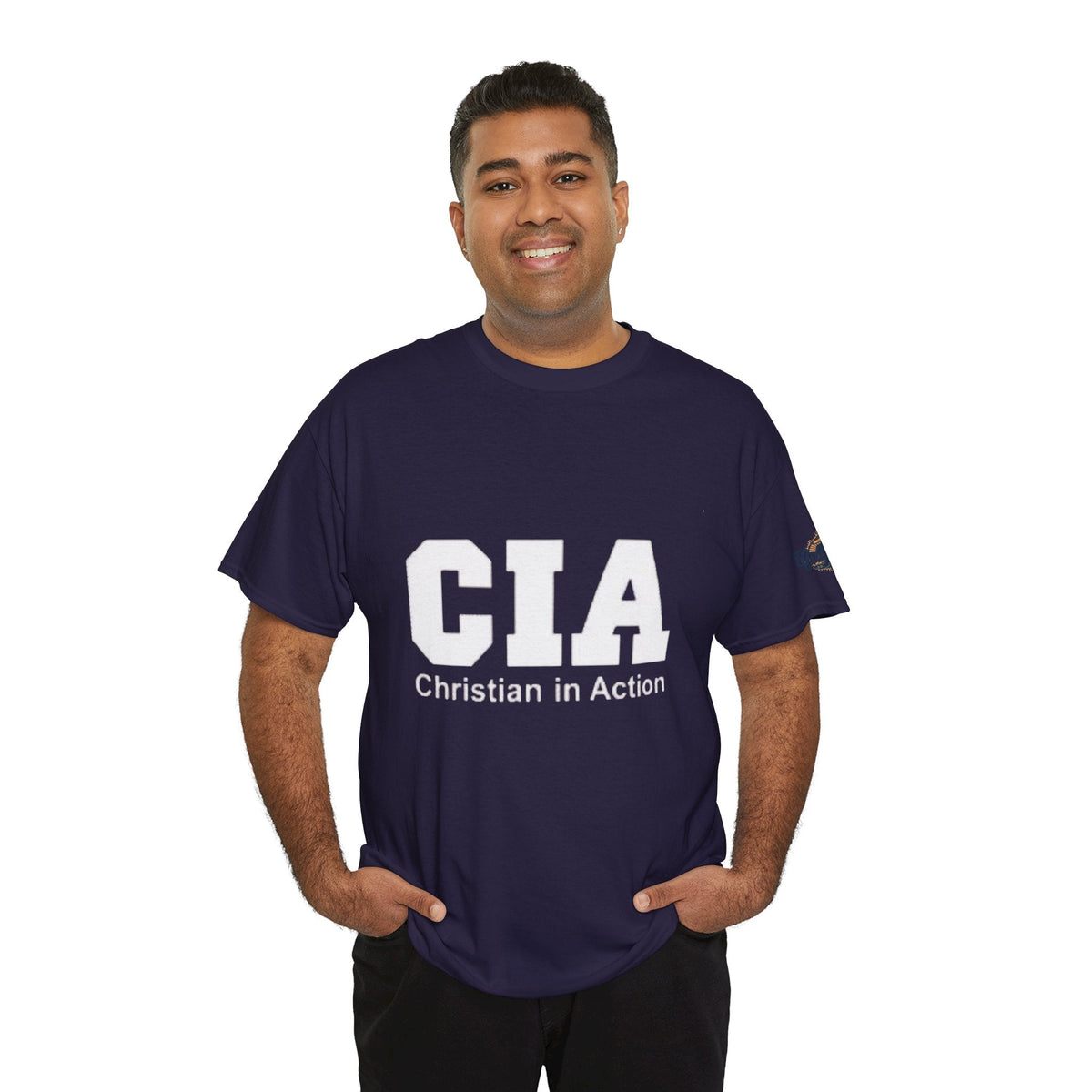 CIA Christian in Action T-shirt - Funny Faith Parody T-shirt - Mission Ready Apparel Printify