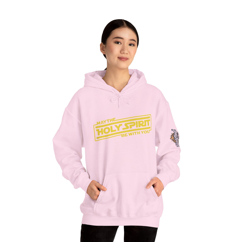 May the Holy Spirit Be With You Hoodie - Christian Star Wars Parody Hoodie Printify