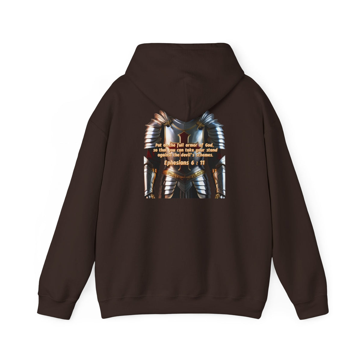 Religious Graphic Armor Of God Design - Unisex Heavy Blend™ Hooded Sweatshirt Printify