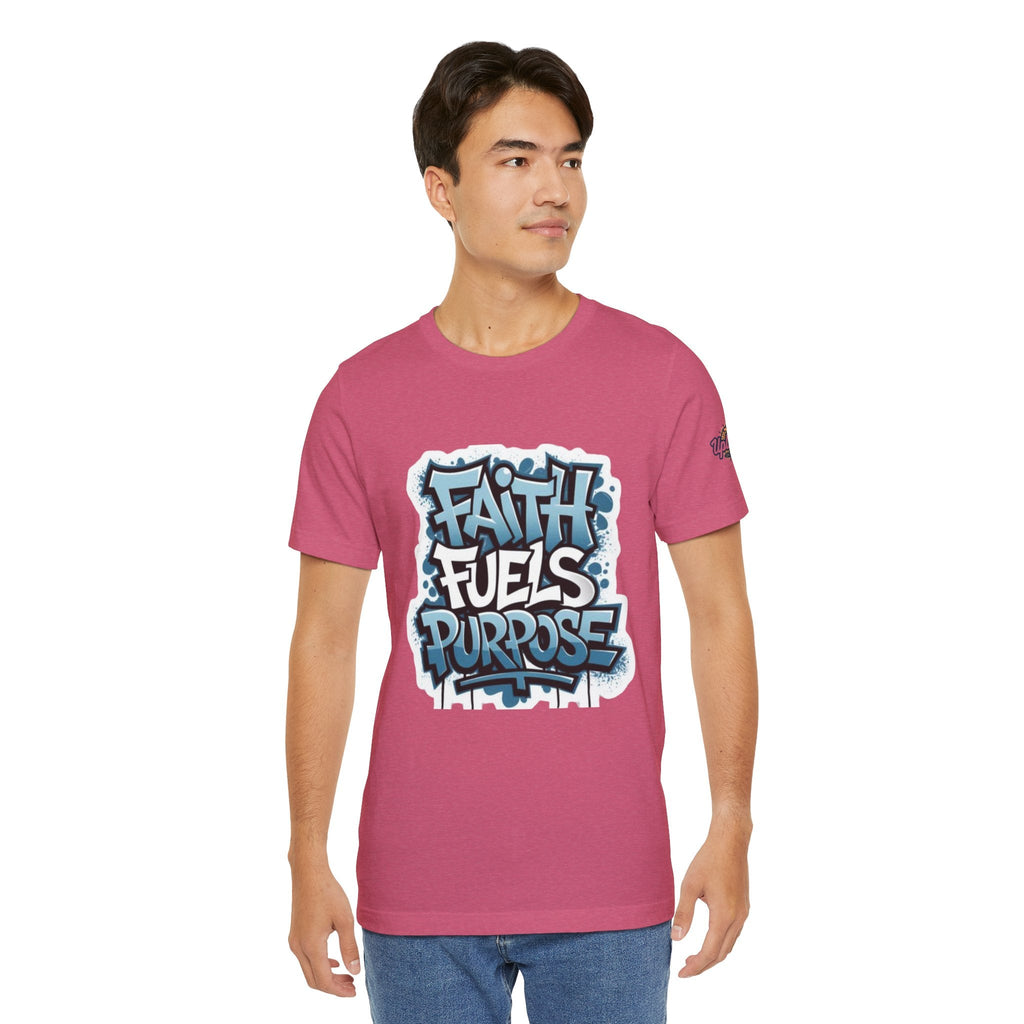 Faith Fuels Purpose T-shirt – Inspirational Christian T-shirt for Divine Drive & Unstoppable Belief Printify