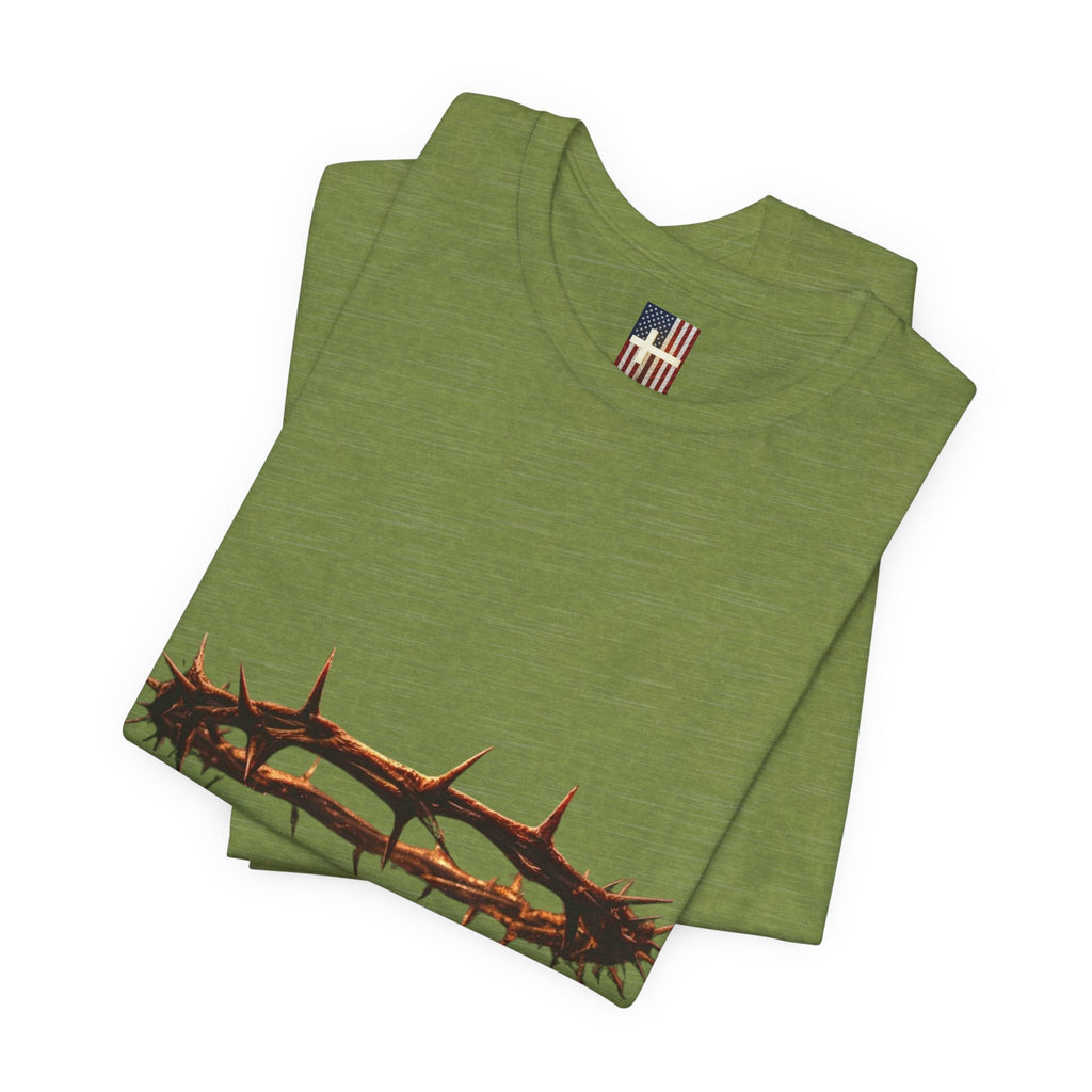 It Is Finished Crown of Thorns Tee — Christian John 19:30 Faith Shirt Printify