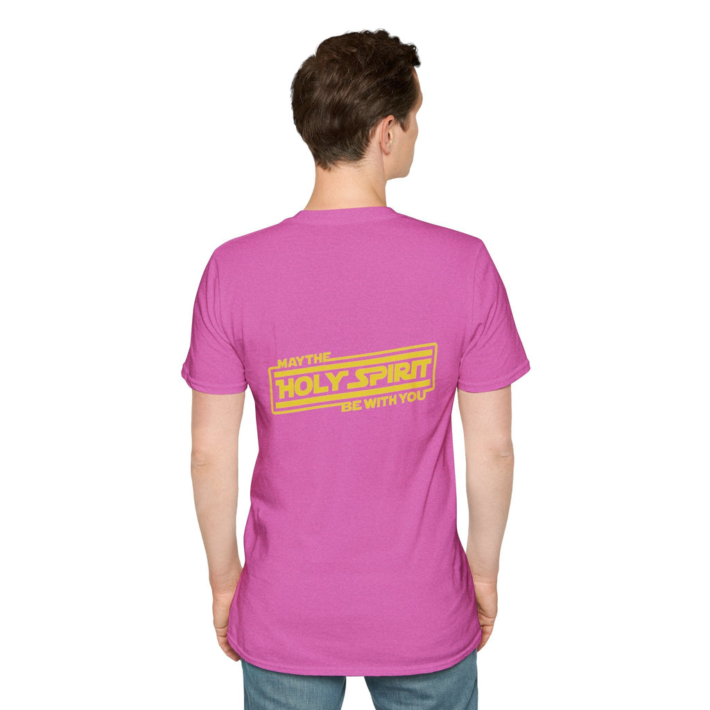 May the Holy Spirit Be With You T-shirt - Christian Star Wars Parody T-shirt Printify