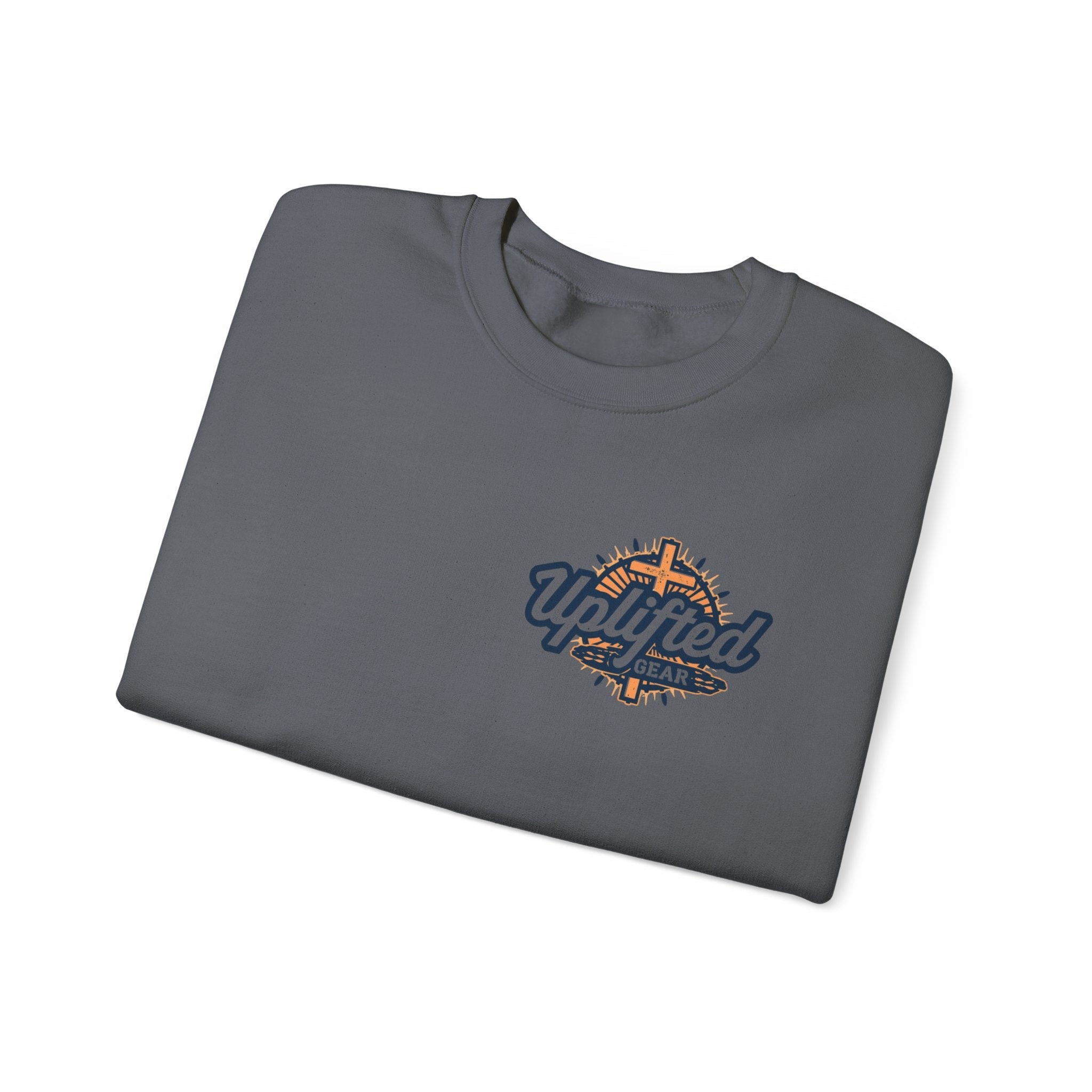 Bible Verse Heavy Blend™ Crewneck Sweatshirt Unisex  - Philippians 4 : 13 Printify
