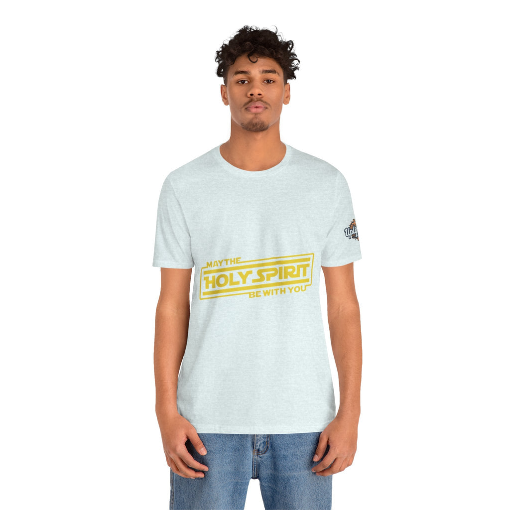 May the Holy Spirit Be With You T-shirt - Christian Star Wars Parody T-shirt Printify