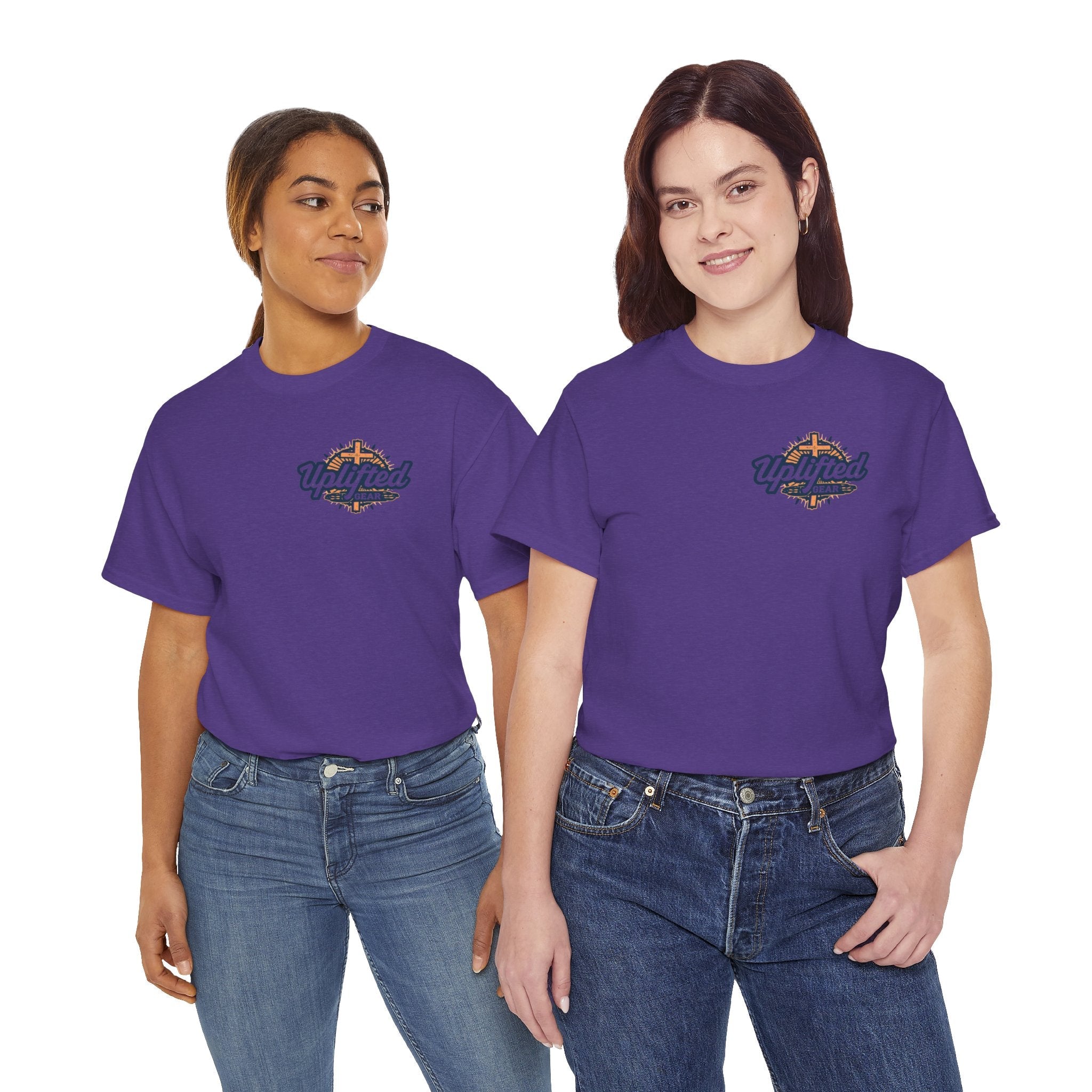 Trust in The Lord Proverbs 3:5-6 Biblical Design Unisex Heavy Cotton Tee Printify