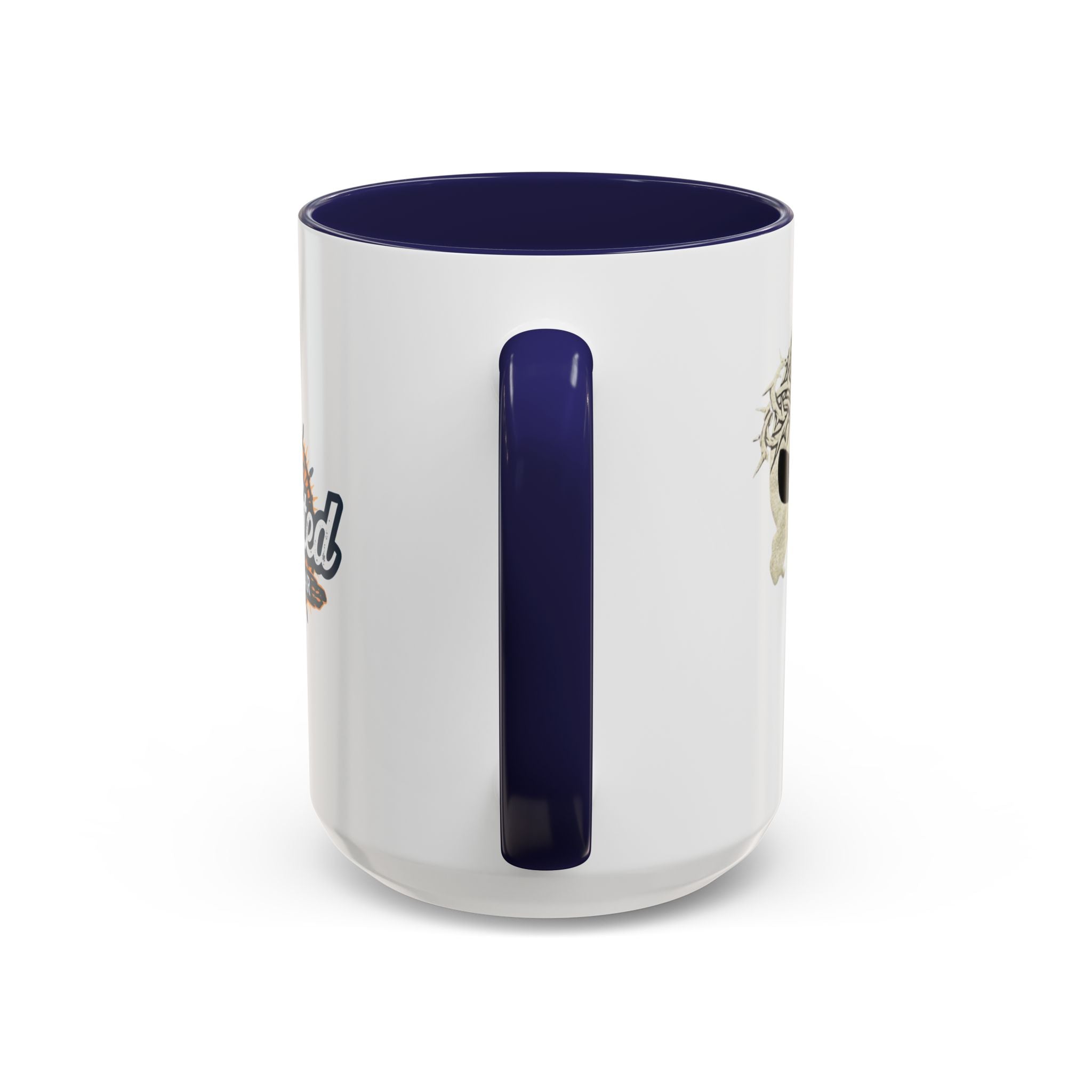 Christian Skull Coffee Mug — Crown of Thorns “Warrior Faith” (11/15 oz) Printify