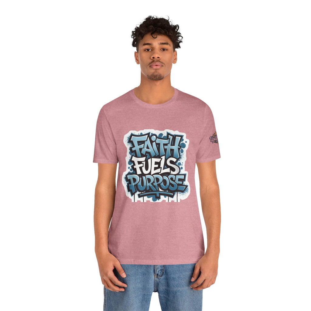 Faith Fuels Purpose T-shirt – Inspirational Christian T-shirt for Divine Drive & Unstoppable Belief Printify