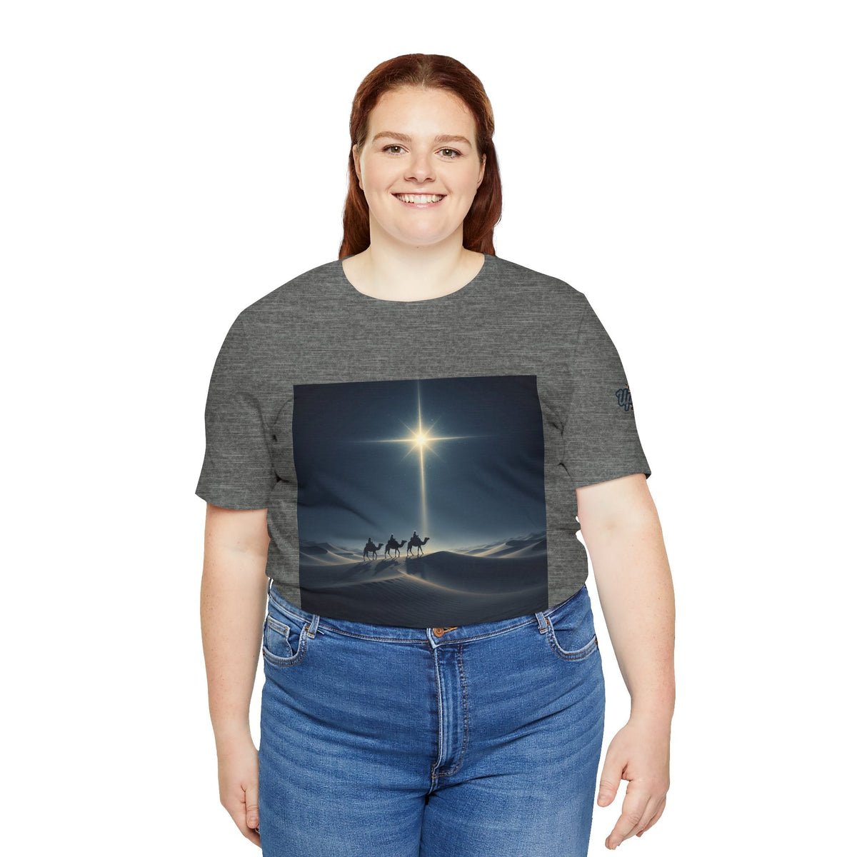 3 Wise Men T-shirt – Magi Camels Nativity Journey Christian Christmas T-shirt for Epiphany Faith & Holy Night Printify
