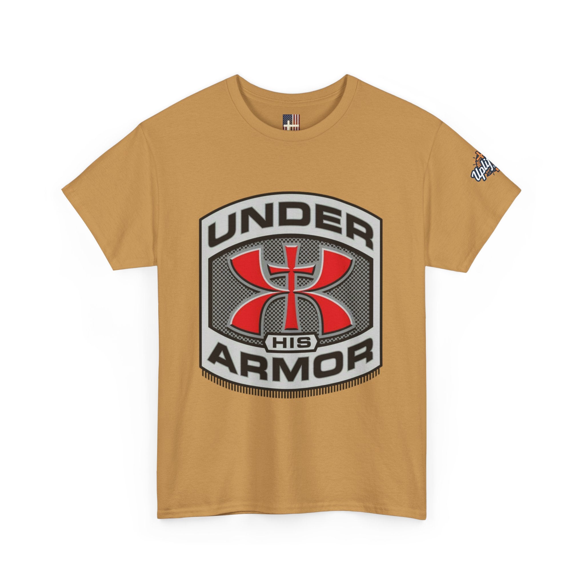 Under HIS Armor Christian T-Shirt — Faith-Inspired Under Armour Style Printify
