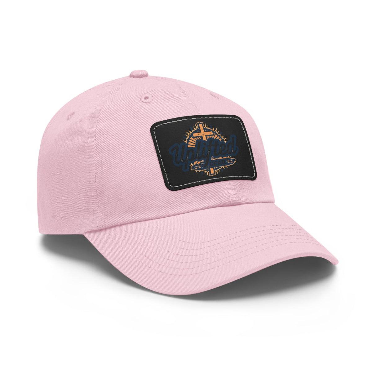 Uplifted Gear Dad Hat Christian Brand Rectangle Printify