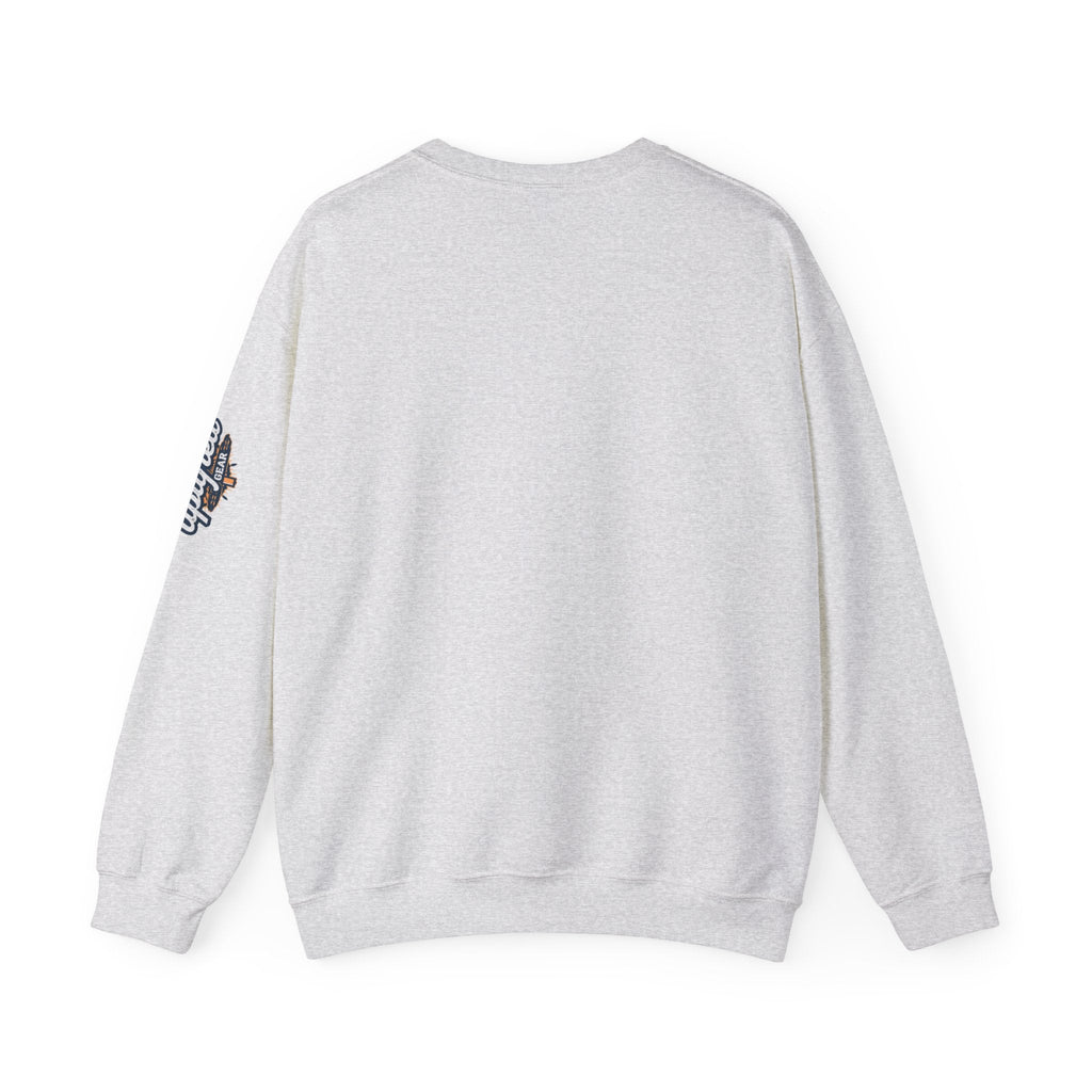 The Greatest Gift Sweatshirt – Cross Bow Present Christian Sweatshirt for Christmas Salvation & Eternal Faith Printify