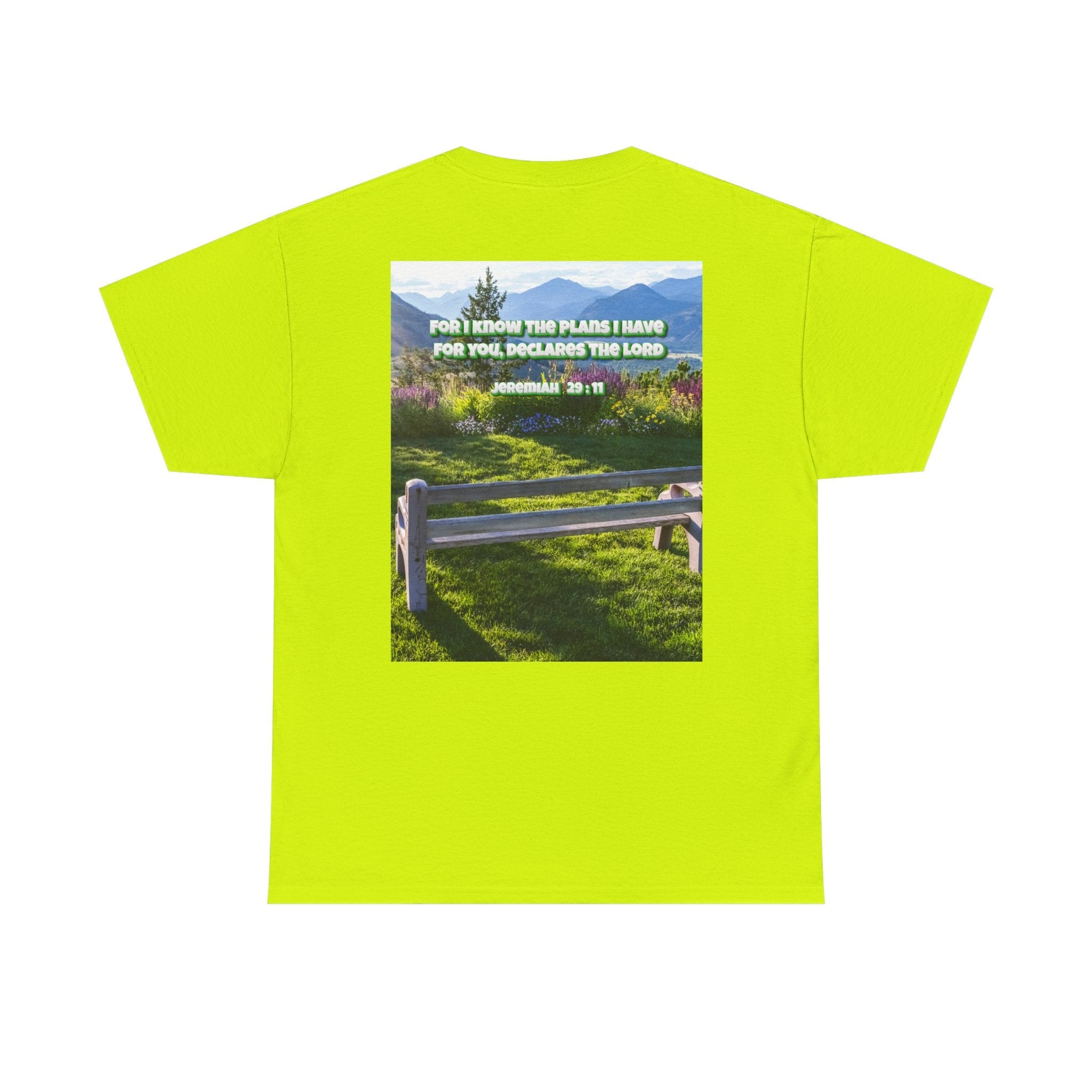 Bible Verse Unisex Tee -  Jeremiah 29 : 11 Printify