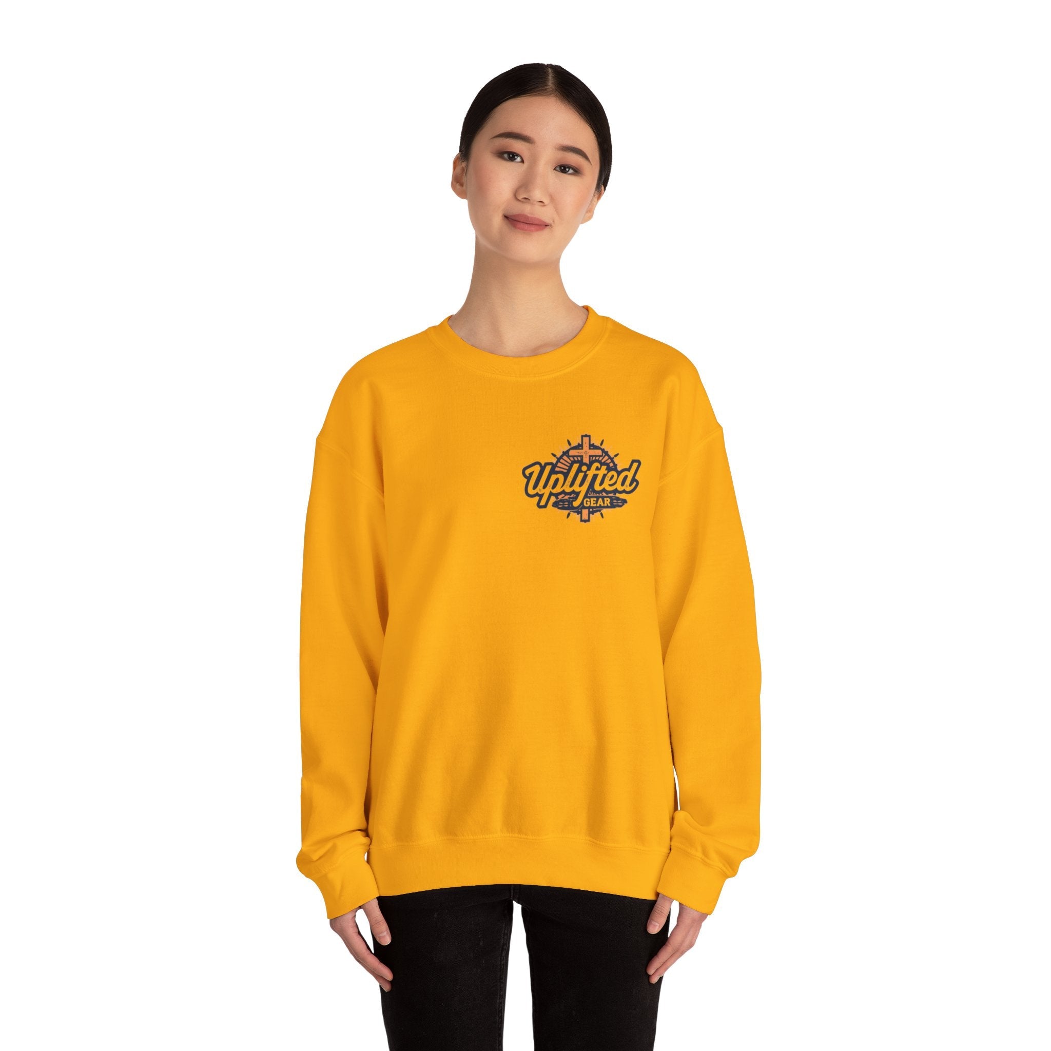 Unique Unicorn Sweatshirt – Rainbow Cross Psalm 139:14 Christian Sweatshirt for Wonderfully Made Printify