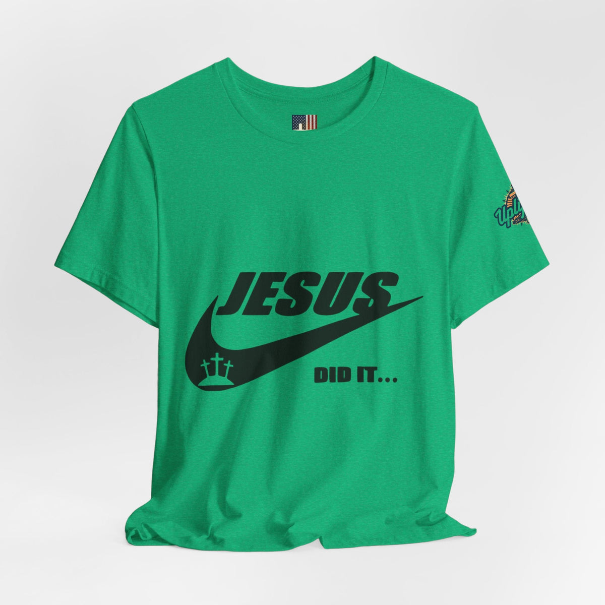 Jesus Did It T-shirt - Funny Christian Parody T-shirt - Faith & Victory Apparel Printify