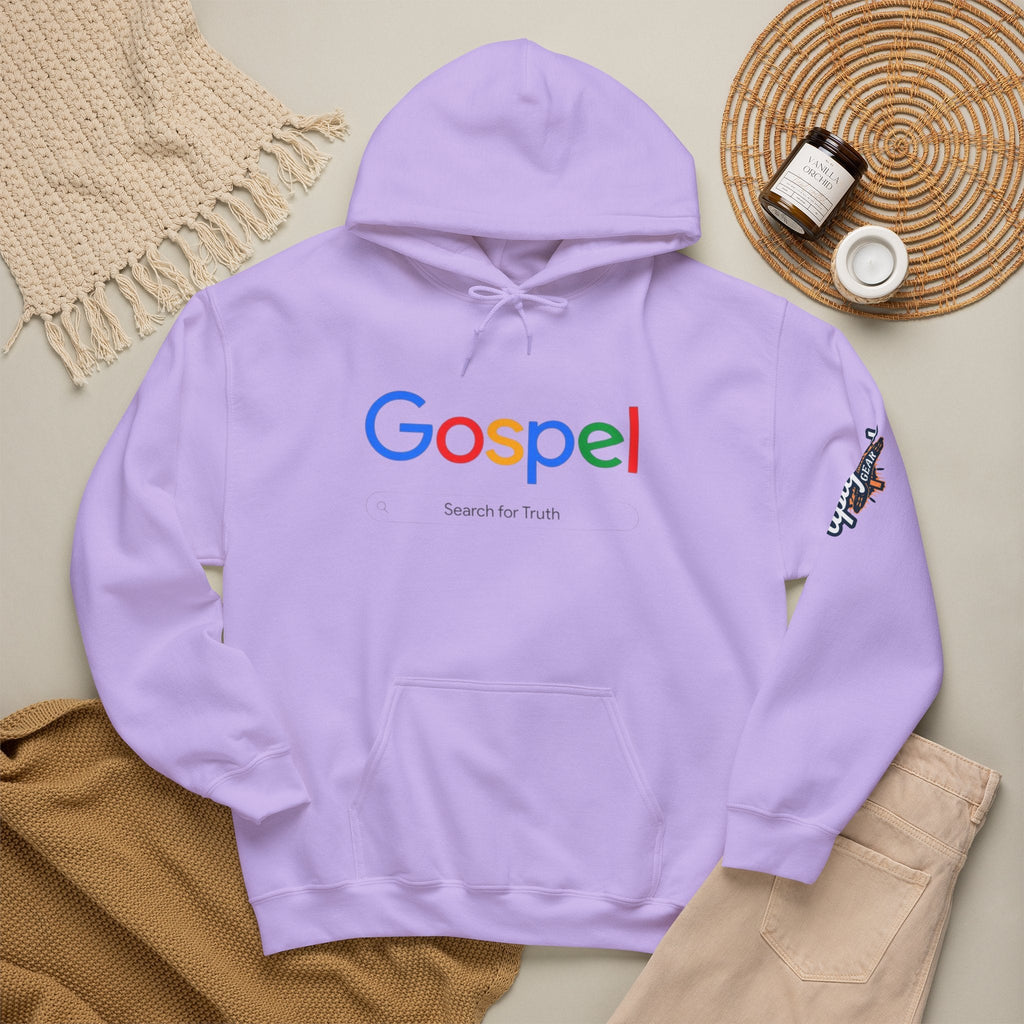Gospel Hoodie — "Search for Truth" Christian Faith Pullover Printify