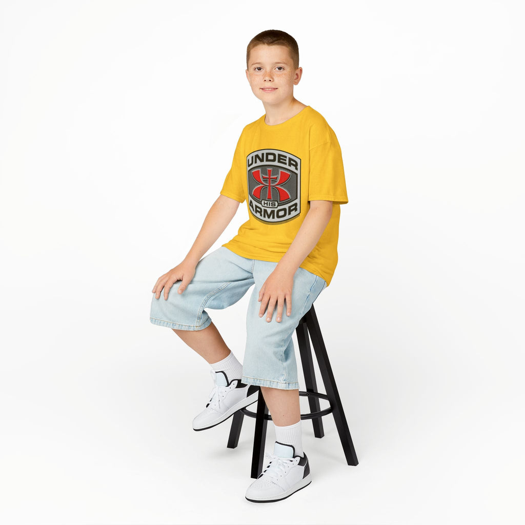 Under HIS Armor Christian T-Shirt — Faith-Inspired Under Armour Style Printify