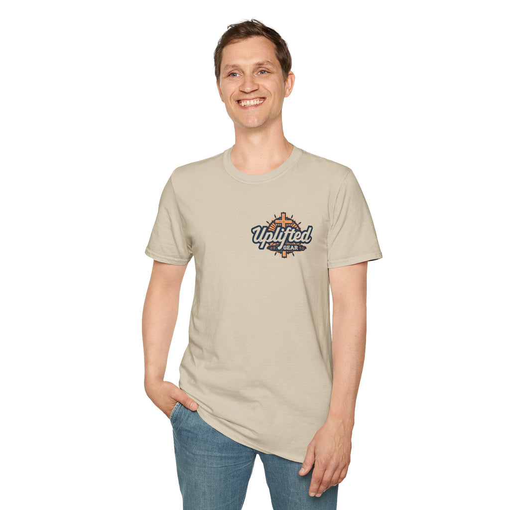 Religious Graphic Tee with Armor Of God Design - Unisex Softstyle T-Shirt Printify