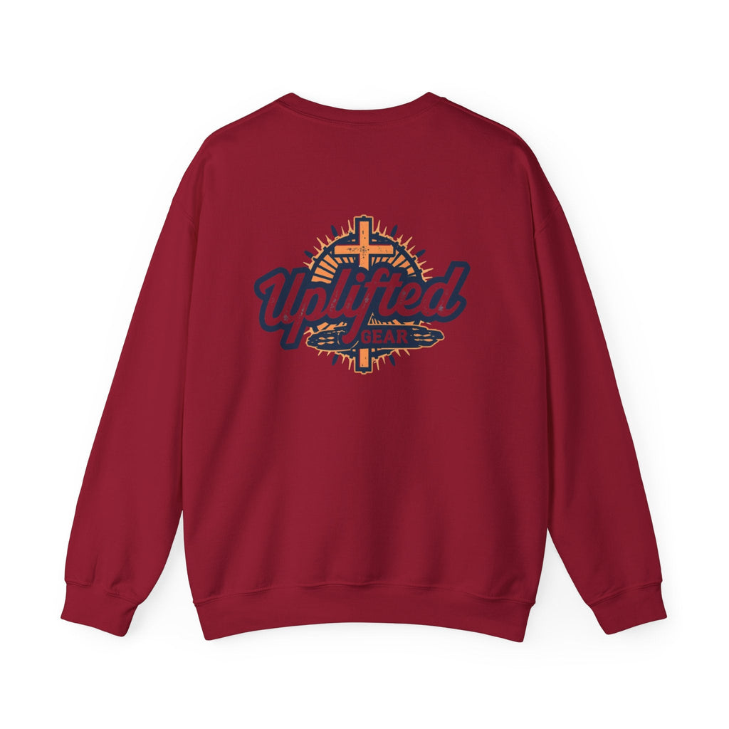 Uplifted Gear Christian Logo Sweatshirt Printify