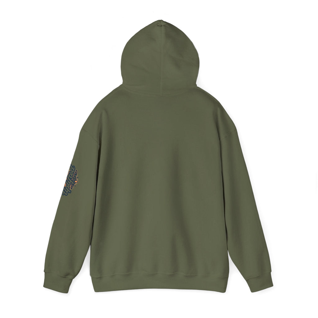 Wilderness Tested Kingdom Approved Hoodie – Mountain Desert Compass Crown Christian Sweatshirt for Biblical Adventure Faith Printify