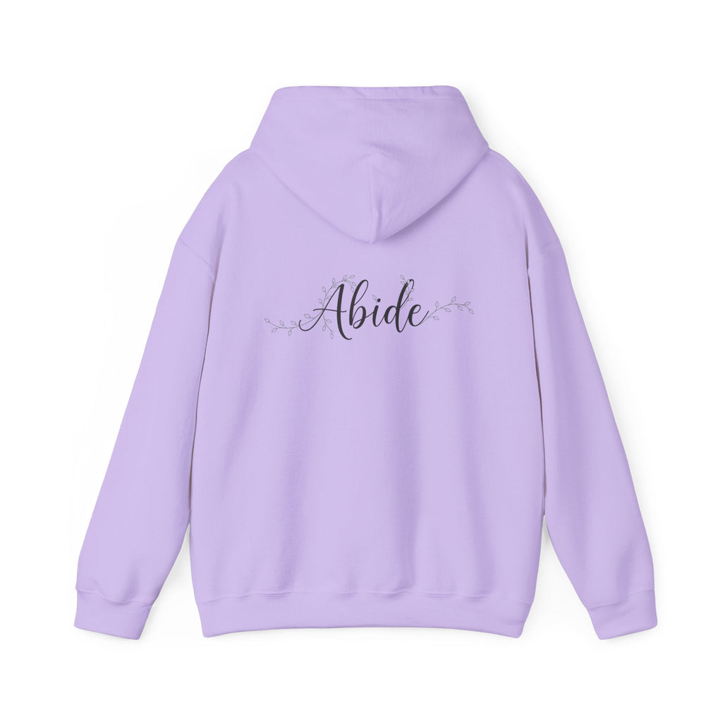 Abide Hoodie – Vine Wrapped John 15:5 Christian Hoodie for Cozy Devotion Printify