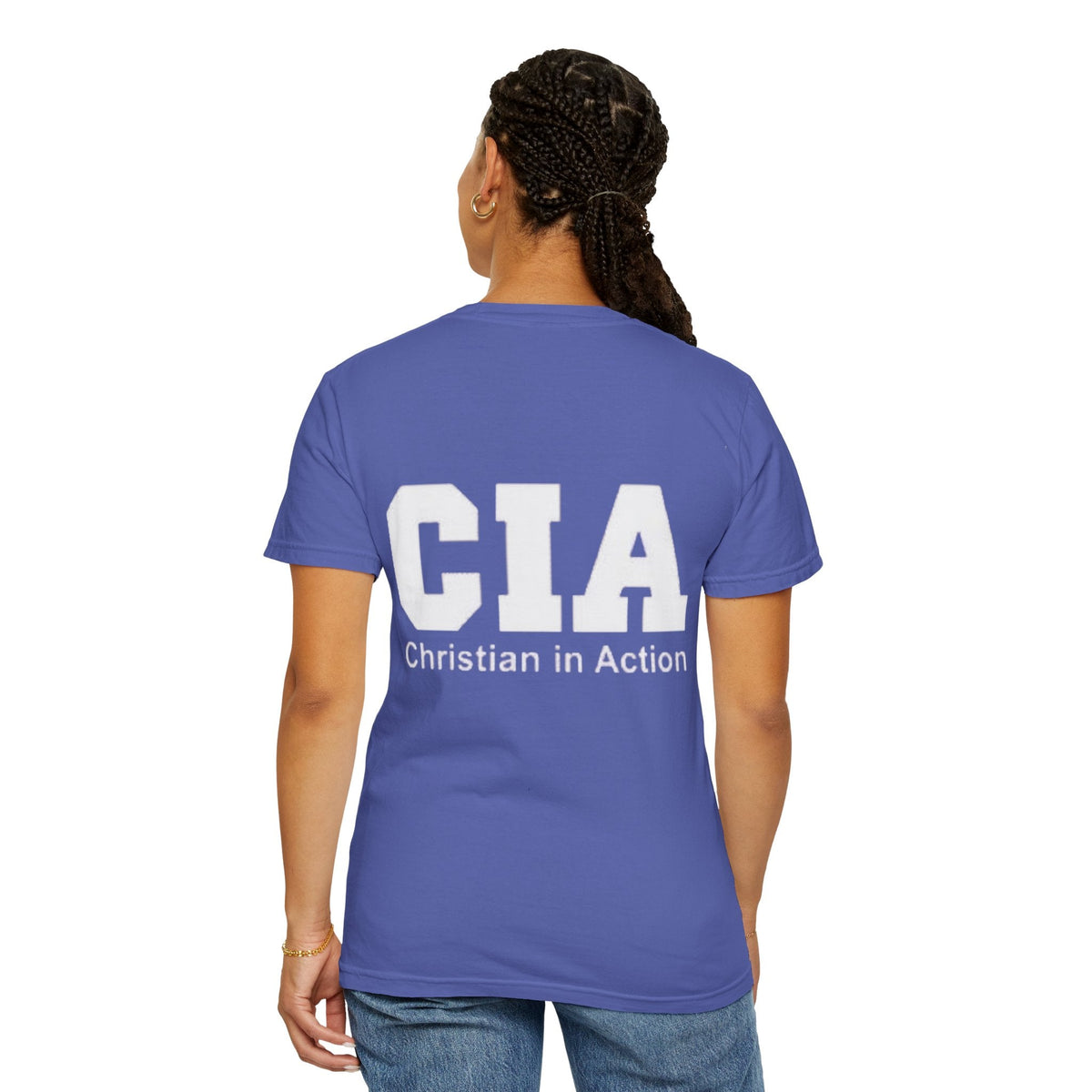 CIA Christian in Action T-shirt - Funny Faith Parody T-shirt - Mission Ready Apparel Printify