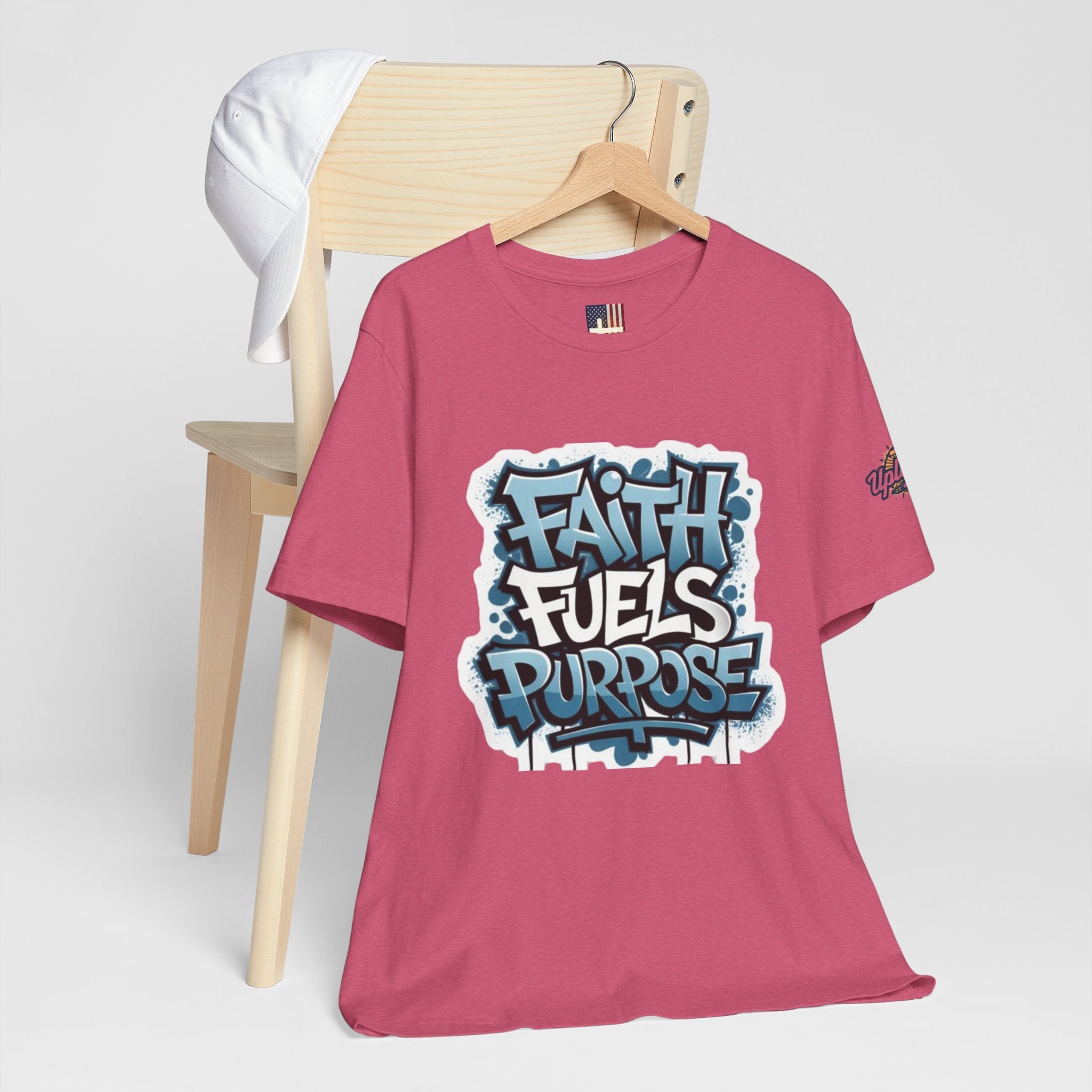 Faith Fuels Purpose T-shirt – Inspirational Christian T-shirt for Divine Drive & Unstoppable Belief Printify