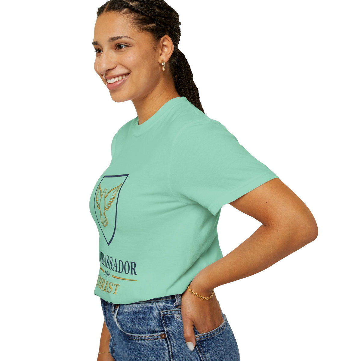 Ambassador for Christ T-Shirt – Established 33 AD Christian Tee for Bold Faith Printify