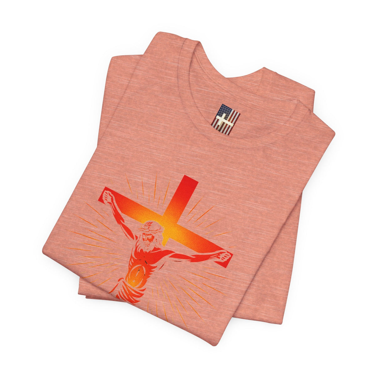 Unashamed T-shirt – Romans 1:16 Crucifixion Christian t-shirt for Bold Unwavering Faith Printify