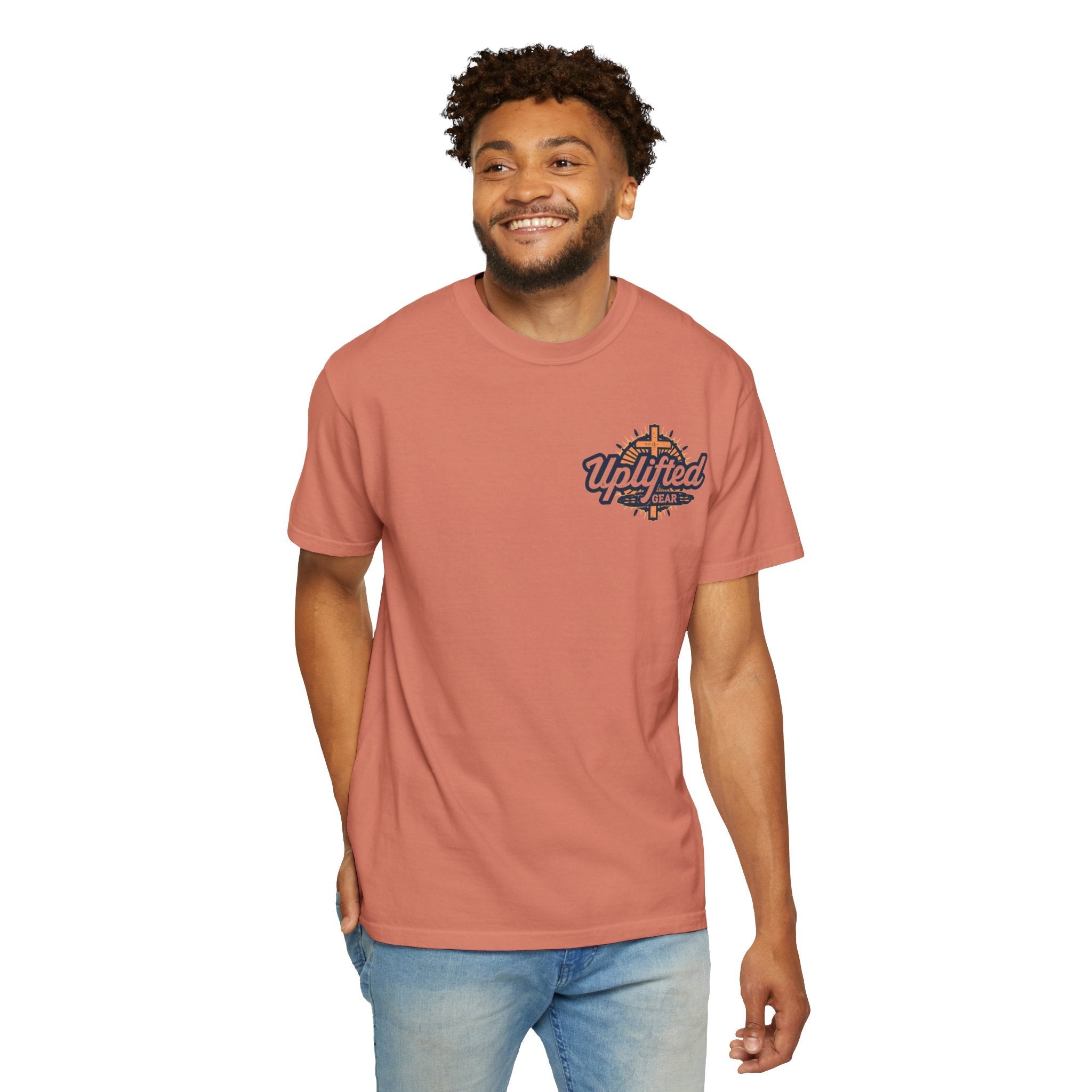 Jesus is King T-Shirt – Bold Christian Faith Tee with Crown & Cross for Eternal Reign Printify