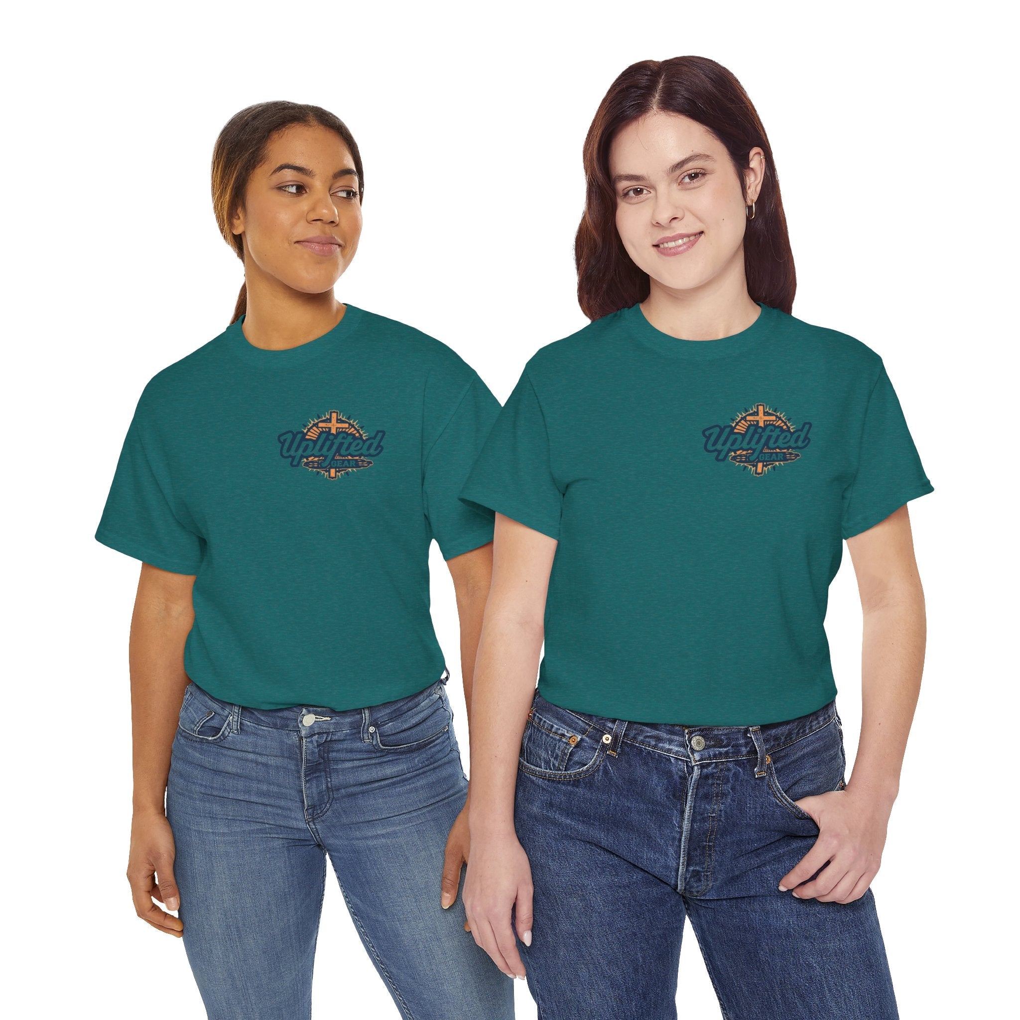 Trust in The Lord Proverbs 3:5-6 Biblical Design Unisex Heavy Cotton Tee Printify