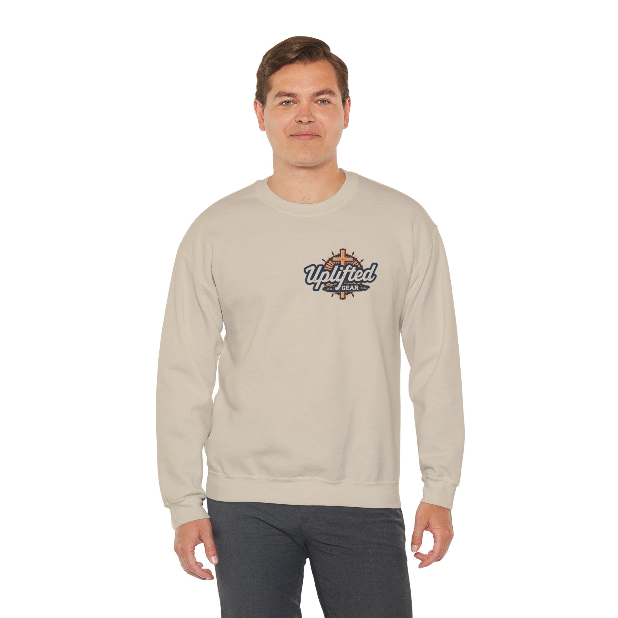 Theologian in Training Sweatshirt – Open Bible & Cross Christian Sweatshirt for Faithful Growth Printify