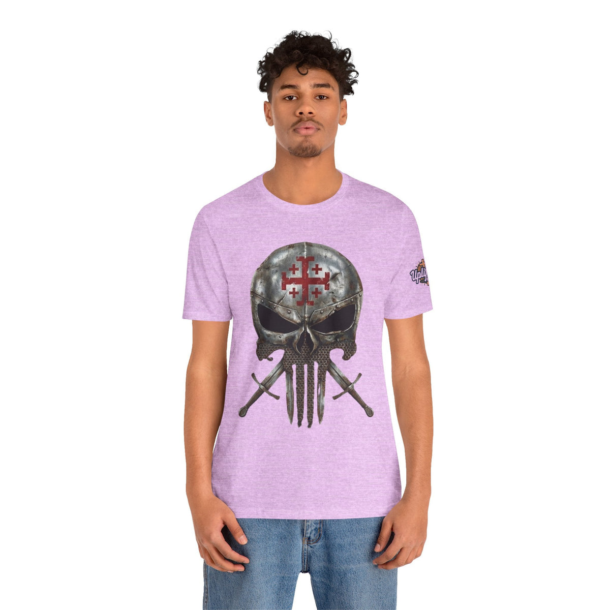 Crusader Knight Christian Skull T-shirt - Warrior Armor of God T-shirt Printify