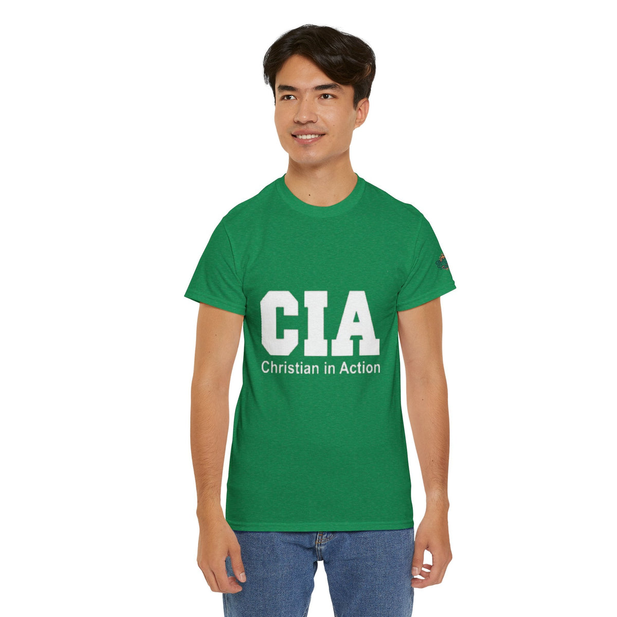 CIA Christian in Action T-shirt - Funny Faith Parody T-shirt - Mission Ready Apparel Printify