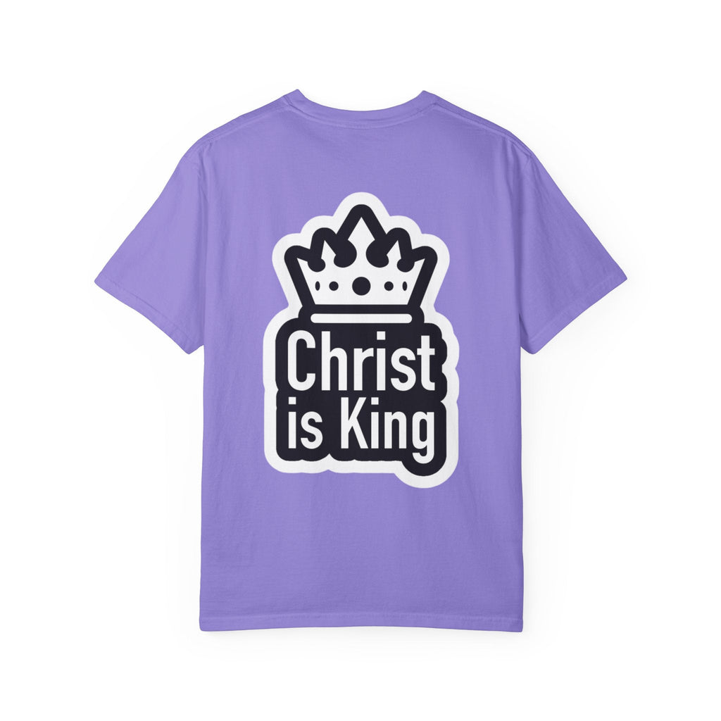 Christ is King T-Shirt – Bold Crown & Cross Christian Tee for Unashamed Faith Printify