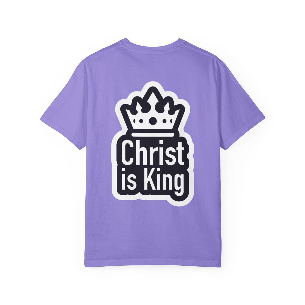 Christ is King T-Shirt – Bold Crown & Cross Christian Tee for Unashamed Faith Printify