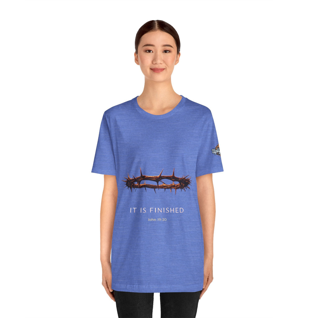 It Is Finished Crown of Thorns Tee — Christian John 19:30 Faith Shirt Printify