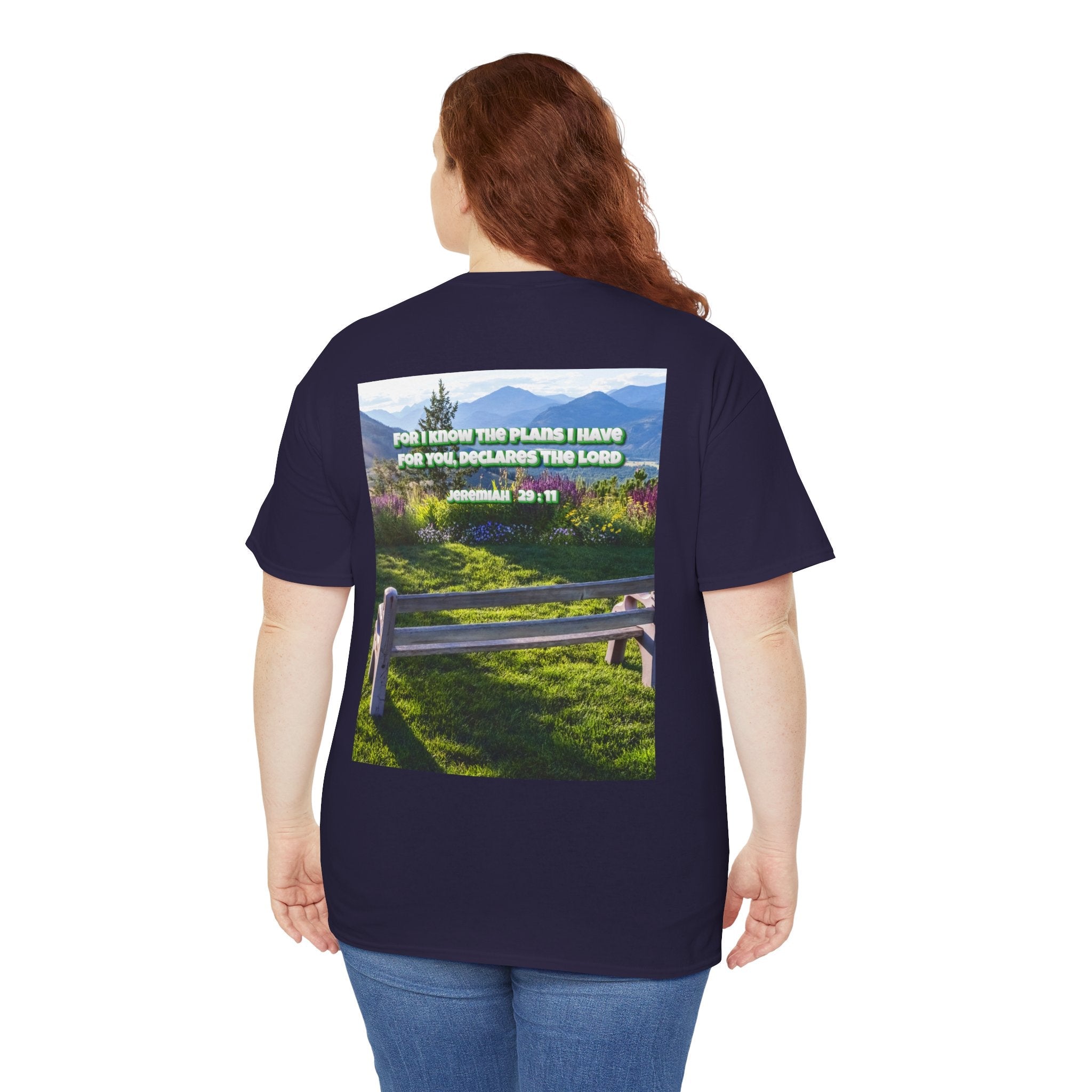 Bible Verse Unisex Tee -  Jeremiah 29 : 11 Printify