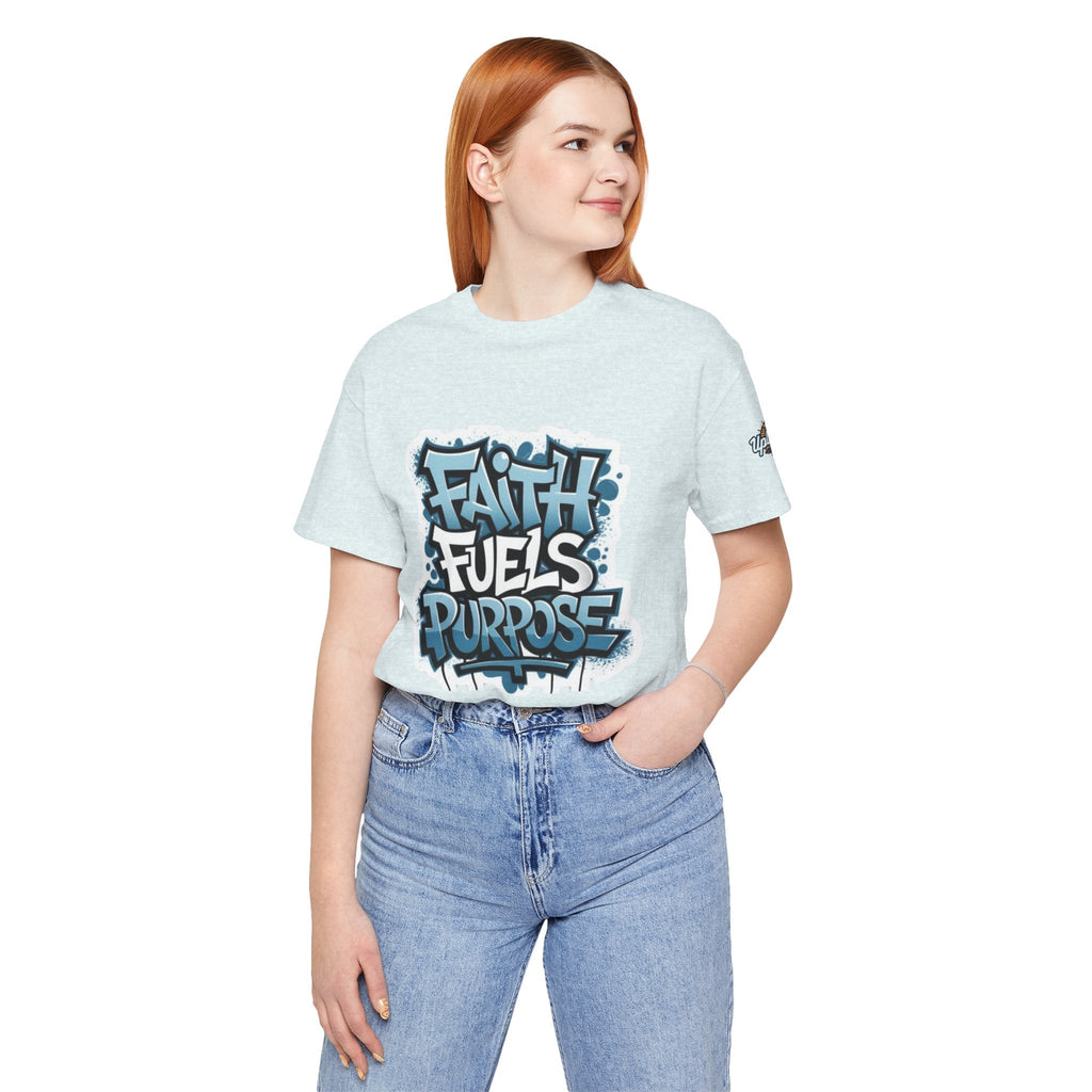 Faith Fuels Purpose T-shirt – Inspirational Christian T-shirt for Divine Drive & Unstoppable Belief Printify