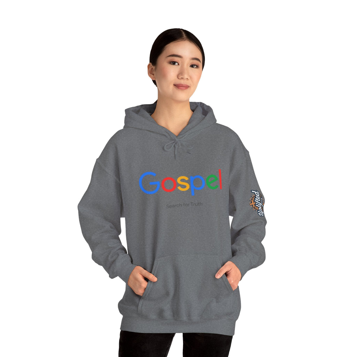 Gospel Hoodie — "Search for Truth" Christian Faith Pullover Printify