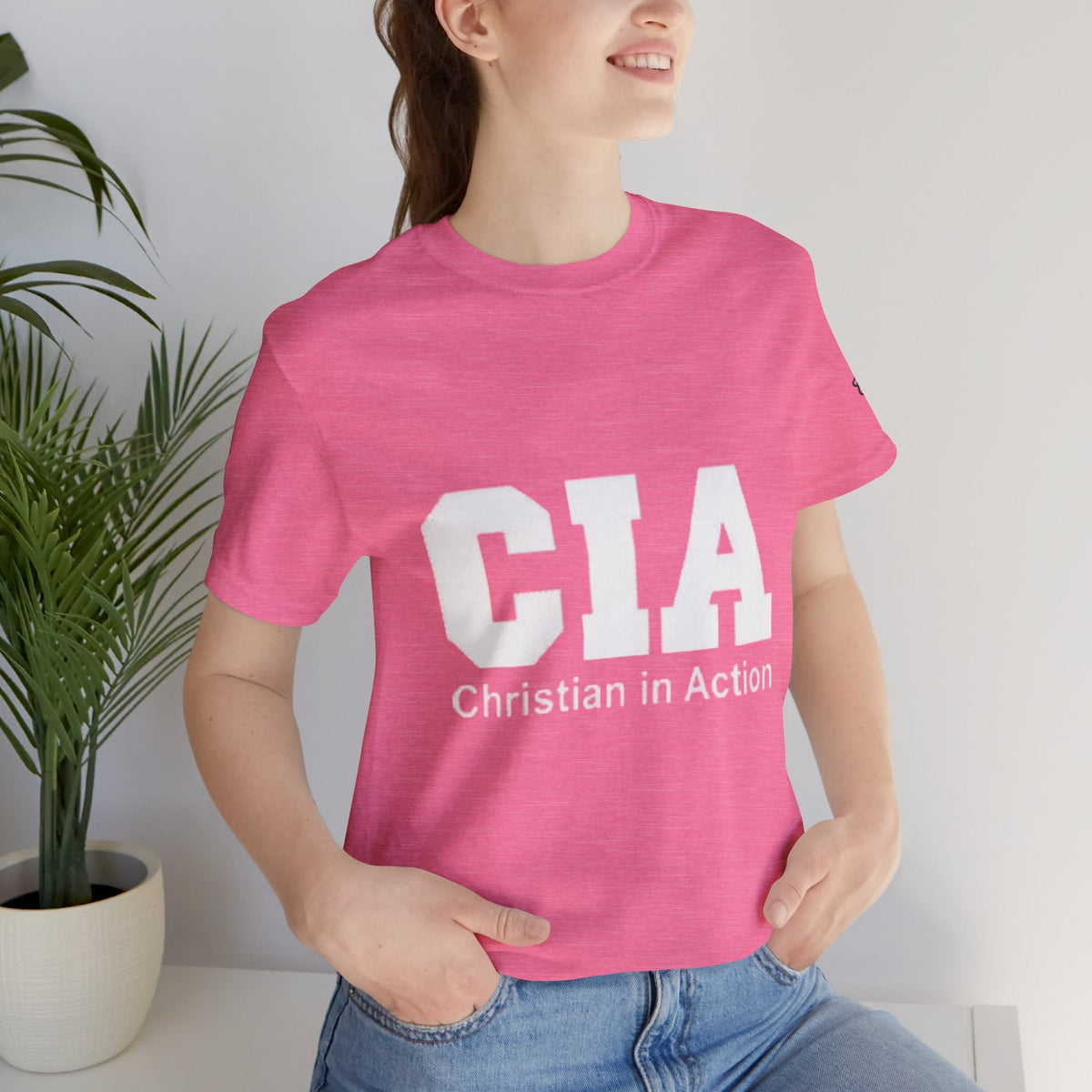 CIA Christian in Action T-shirt - Funny Faith Parody T-shirt - Mission Ready Apparel Printify