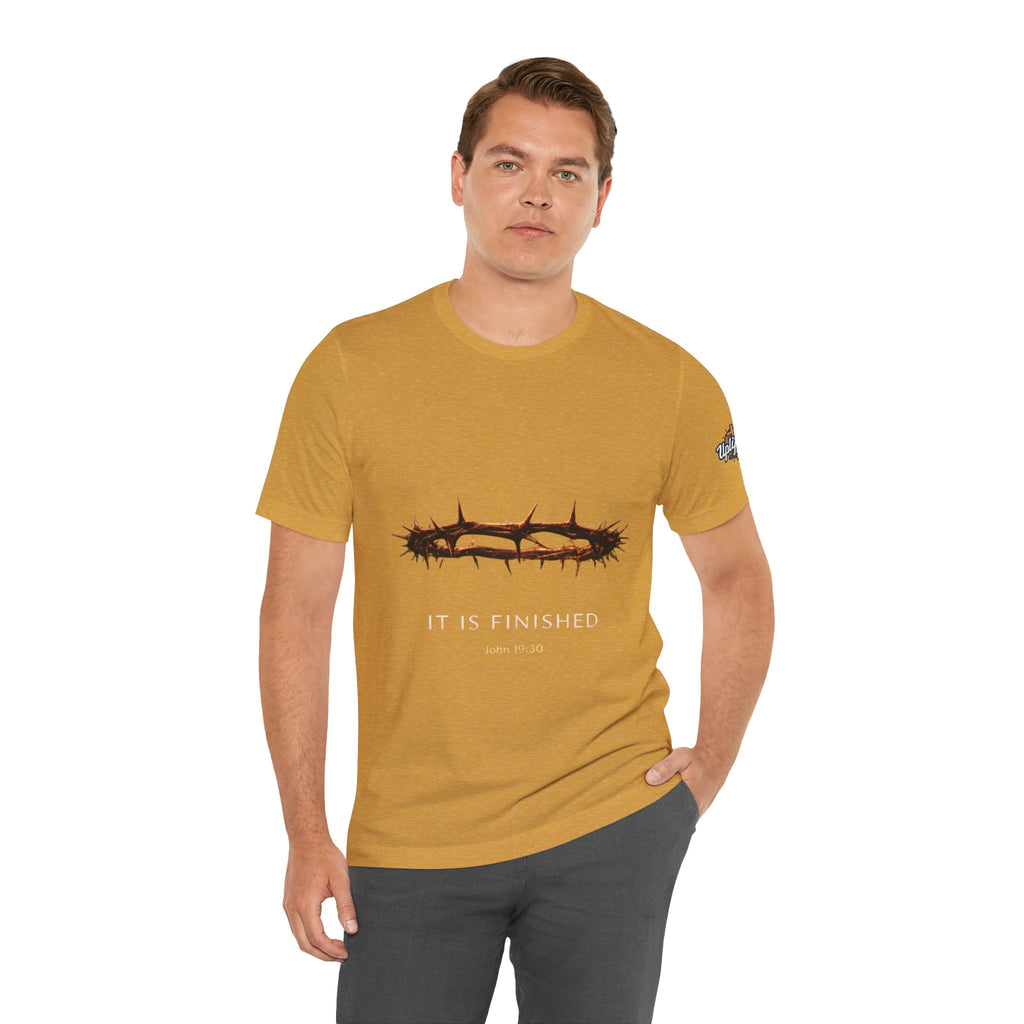 It Is Finished Crown of Thorns Tee — Christian John 19:30 Faith Shirt Printify