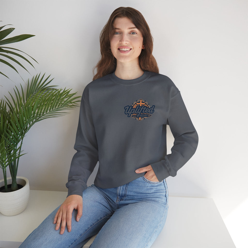 ⚡ Jesus Wasn’t Safe – Neither Am I | Bold Christian Sweatshirt | Storm-Walking Faith Tee | Minimalist Black & White Design | Uplifted Gear Printify