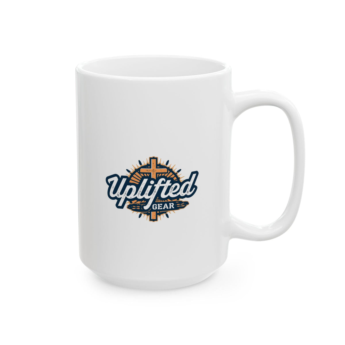 Patriotic Eagle Coffee Mug — "Stand for the Flag, Kneel for the Cross" (11/15oz) Printify