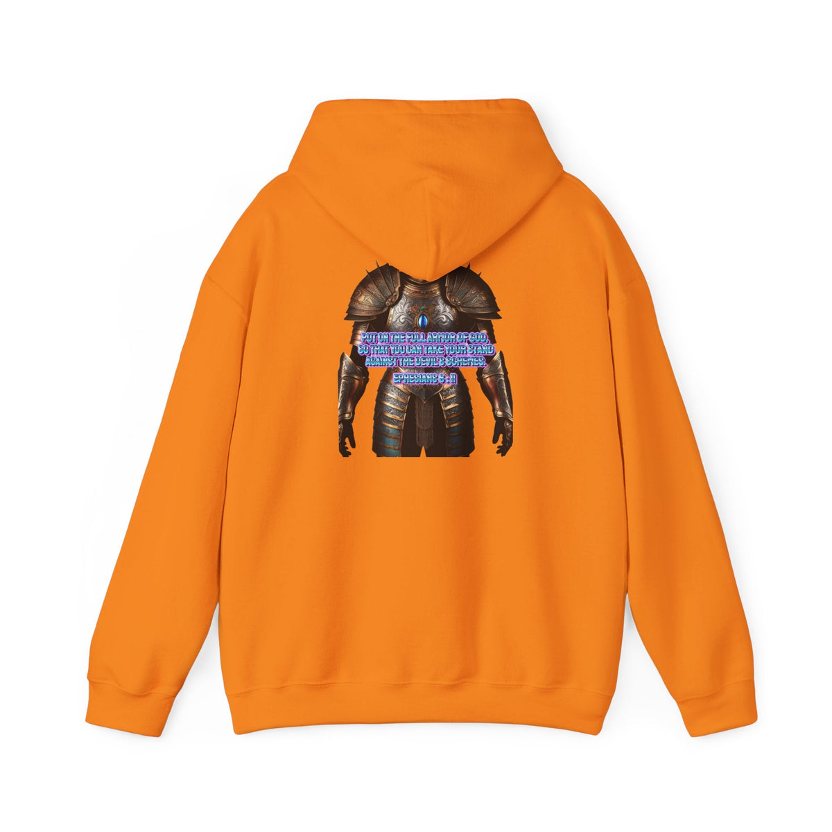 Religious Graphic Armor Of God Design - Unisex Heavy Blend™ Hooded Sweatshirt Printify