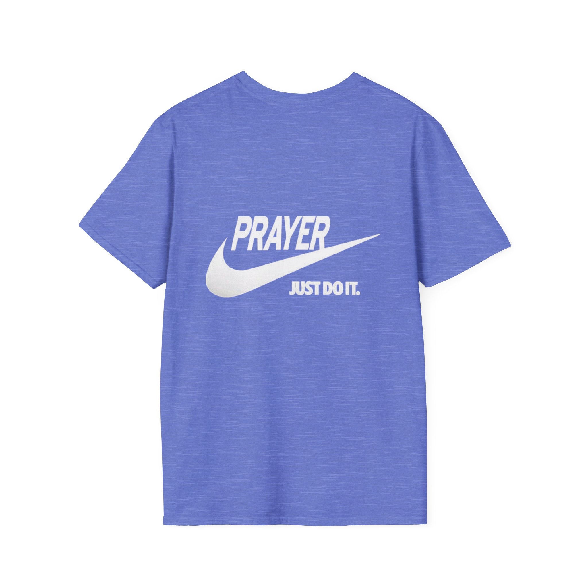Prayer Just Do It T-shirt - Funny Christian Nike Parody T-shirt - Faith Gear Printify