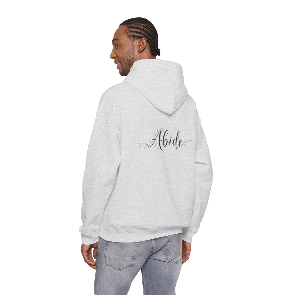Abide Hoodie – Vine Wrapped John 15:5 Christian Hoodie for Cozy Devotion Printify